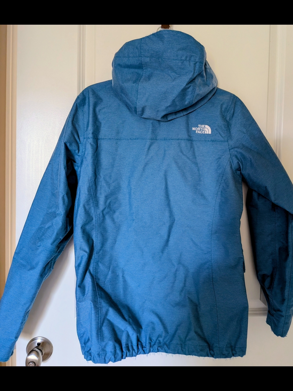 The North Face 3-in-1 Blue Hooded Waterproof Jacket - Picture 2 of 8